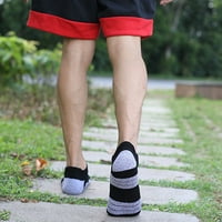 Gecheer бягащи чорапи за мъже жени дишащи възглавни атлетични глезени чорапи с ниско рязане на чорапи на открито спорт