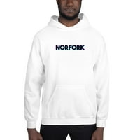 2XL TRI Color Norfork Hoodie Pullover Sweatshirt от неопределени подаръци