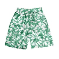 Мъжки плувни стволове водни спортове Тропически хавайски плажни дъски шорти с джобове