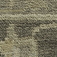 Алден традиционен персийски килим, камък сиво Спа синьо, 2 фута 3 фута акцент килим