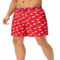 Beiwei мъже Бързи сухи странични джобове Лято къси панталони средни талии салони дъна Мъжки тренировки за теглене на плажове