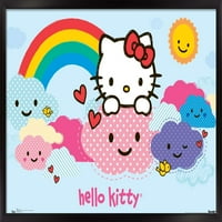 Hello Kitty - Clouds Wall Poster, 14.725 22.375
