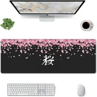 Sakura Extended Mouse Pad 35.4x XXL Японска дума Черешо цъфте