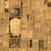 Ahgly Company вътрешен правоъгълник пачуърк оранжева преходна площ килими, 8 '12'