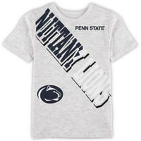 Предучилищно осеяно сиво Penn State Nittany Lions подчертава мълния извън тениска