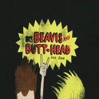 Beavis и Butthead Мъжки винтидж тениска за възрастни в затруднено положение