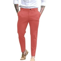 Entyinea Mens Fashion Workout Sweatpants удобни джоги панталони панталони джогинг дъно розово m