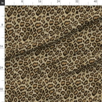 Spoonflower Fabric - Leopard Cheetah Tiger Animal Skin Costume, отпечатан върху мазнини мазнини от тъкани - Шиене на юрган Балви плюшени играчки