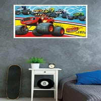 Nickelodeon Blaze и Monster Machines Wall Poster, 22.375 34