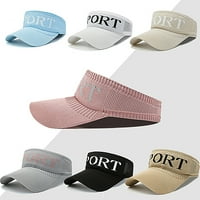 Sport Sun Hats Hats Sun Cap Празна топ UV защита слънчеви шапки за жени мъже голф тенис колоездене бягане на джогинг