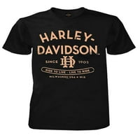 Harley-Davidson Men's Danger H-D Pocket джоб тениска с къс ръкав-черен, Harley Davidson
