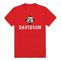 Република 506-288-червено-Дейвидсън Колидж Мъже тениска, червена-малка