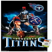 Тенеси Титаните-Точка Позиция Плакат За Стена, 14.725 22.375