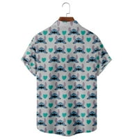 Дисни Lilo & Stitch Hawaiian риза, забавна риза за плаж на шева, риза за копче за шевове, ризи за шевове за деца възрастни