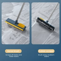 Четка за почистване на пода с дълга дръжка лека преносима четка за почистване на домакинството синя
