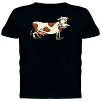Щастлива крава готина тениска с тениска мъже -Маг от Shutterstock, мъжки големи