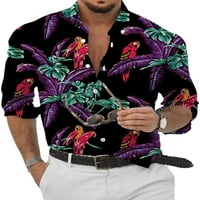 Мъжки Блузи с дълъг ръкав леки туники риза ежедневни блузи ваканционен стил