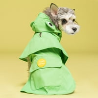 Устойчиво куче дъждобран Пълна защита тъкан водоустойчиво яке за дъжд за кучета за открито за открито