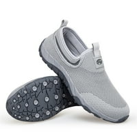Kpoplk Men's Fashion Sneakers Men's Slip-On Walking обувки, фитнес тренировка ресторант Модни маратонки сиво, 11