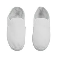 SPPTTY статични обувки PVC Canvas Безопасно удобно за електроника фабрика за прах безплатен работилница бяла, обувки без прах