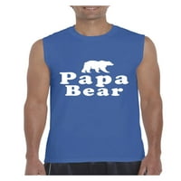 Нормално е скучно - Графична тениска без ръкави, до мъже с размер 3XL - татко мечка