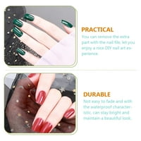 Чаршафи пълни опаковки стикери за нокти Лепило за ноктите на изкуството на ноктите за нокти за жени