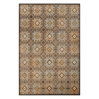 Марта Стюарт Кадер Флорален геометричен килим, крем от карамел, 3'3 5'3