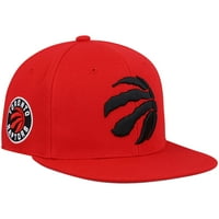 Мъжки Mitchell & Ness Red Toronto Raptors Core Side Snapback Hat - OSFA
