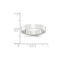 Auriga Platinum плоска сватбена лента Размер на пръстена- 11. За жени