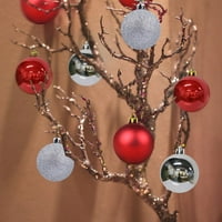 CDAR Коледна топка деликатна повторна употреба висок гланц Xmas Tree Decor Ball Versend Home Decor Коледна топка