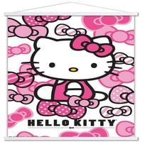 Hello Kitty - Плакат за стена с дървена магнитна рамка, 22.375 34