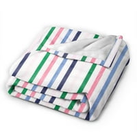 Цветни линии графити хвърлете одеяло, пухкаво меко уютно одеяло фланелен плюшен диван от микрофибър 80 x60