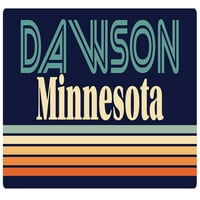 Dawson Minnesota Vinyl Decal Sticker Retro дизайн
