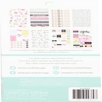 American Crafts Heidi Swapp Sticker Book с акценти на фолио