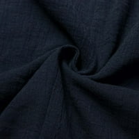 Жени ежедневни топ масивен цвят блуза отпечатана туника v риза на врата с дълъг ръкав средна дължина отгоре