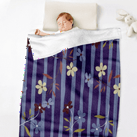 Цветни цветя райета одеяло с калъф за възглавница за офис, легло, диван ултра меко удобно легло одеяло за майчин ден за подарък за деца жени възрастни