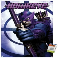 Marvel Comics - Hawkeye - Dark Reign: Hawkeye Wall Poster с pushpins, 22.375 34