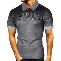 Мъжки поло ризи с къс ръкав точка печат цветни голф ризи атлетични ежедневни тенис тенис тениска