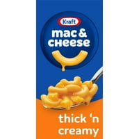 Kraft дебели 'n кремообразно маканово макарони и вечеря на сирене, 7. Oz Box