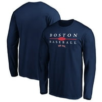 Мъжки фанатици маркови флот Бостън червено така Топ сила Дълъг ръкав тениска