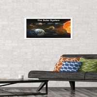Плакат за стена на слънчевата система, 14.725 22.375
