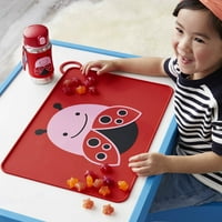 Skip Hop Zoo Fold & Go Silicone Placemat, сова