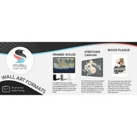 Ступел индустрии петел птица стъпване пухкави пера акварел подробно Живопис черна рамка изкуство печат стена изкуство, дизайн от Джанел Браг