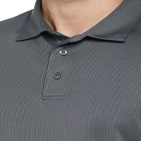 Бен Хоган мъжка и голяма мъжка мини жакардова риза с дълъг ръкав за голф, до размер 5ХЛ