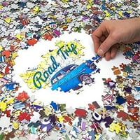 Parado Puzzles The Great American Road Trip 1, Vintage Cars Americana Jigsaw Puzzle