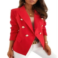 Sanviglor Women Cardigan Jacket Collar Collar Business Jackets дълъг ръкав блейзър Небрежен пал