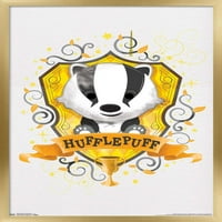 Светът на Wizarding: Хари Потър - Плакат за стена на Hufflepuff Charm, 14.725 22.375