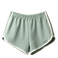 Wendunide къси панталони за жени жени летни спортни небрежни шорти плаж къси панталони зелени l