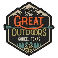 Goree Texas The Great Design Design Vinyl Decal Sticker