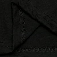 Плюс размер дълъг ръкав клирънс, жените дълъг ръкав хлабав Хелоуин печат суитчър топ блуза черно 4